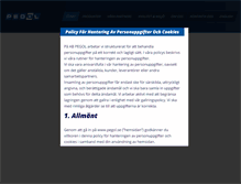 Tablet Screenshot of pegol.se